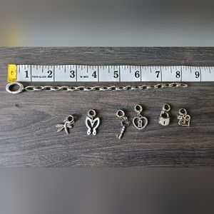 ‼️SOLD‼️Fossil Charm Bracelet